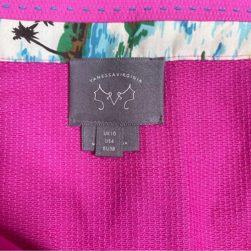 Vanessa Virginia Womens 6 Pink Mini Skirt Pockets Preppy Summer Party Clueless‎